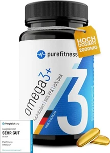 Omega 3  Plus 2000mg 1000mg EPA & 500mg DHA à Tagesdosis 120 Kapseln - Bild 1 von 7