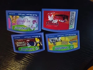 LeapFrog Leapster L-Max Educational Learning Game Cartridge Lot Of 4 - Picture 1 of 1