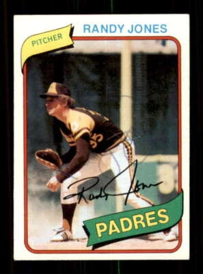 1980 Topps #305 Randy Jones AUTOGRAPHED!!! Padres 544804 - Image 1 of 2