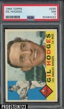 1960 Topps #295 Gil Hodges Los Angeles Dodgers HOF PSA 7 NM