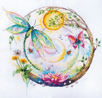 Color Magic Counted Cross Stitch Kit on Canvas | A Perfect Gift - Image 1 of 4