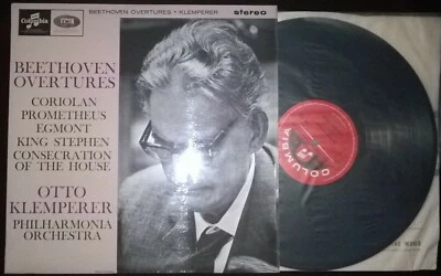 OTTO KLEMPERER BEETHOVEN Overtures LP COLUMBIA SAX 2570 UK STEREO ED1  - Image 1 of 2
