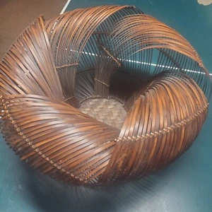 Palecek Wicker Basket - Picture 1 of 8
