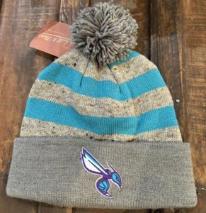 NEU Mitchell & Ness Charlotte Hornets Bommel Beanie Mütze Kappe Neu mit Etikett - Bild 1 von 5