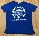 Rare Steel Panther Motorboat Company Large Original Authentic Tour T Shirt