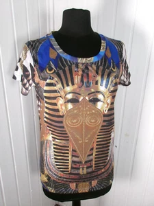 Tolles Ünkut Kamon Royal T-Shirt Gr. L Polyester Pharao Gold - Bild 1 von 7