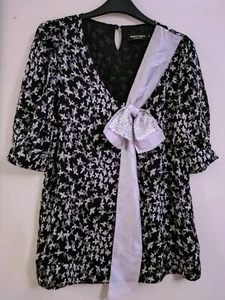 VERY GORGEOUS VINTAGE Almost Famous Long Bow Detail Top. Excellent Condition. - Picture 1 of 17