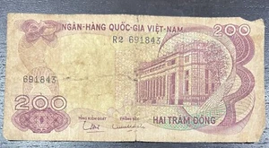 Vietnam NGAN-HANG-QUOC-GIA- Viet - Nam Haitram Dong 200 banknote - Picture 1 of 2