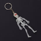  10 Pcs Skull Keychain Pvc Hanging Pendant Pedant for Bag Ring