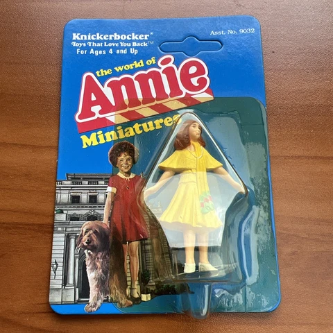 VINTAGE 1982 KNICKERBOCKER THE WORLD OF LITTLE ORPHAN ANNIE MINIATURES FIGURINE Cover