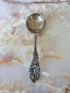 Antique Fessenden & Company Victorian Floral Sterling Silver .925 Soup Spoon - Picture 1 of 11
