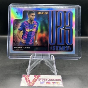 21/22 Topps Merlin - FERRAN TORRES U23 STARS HOLO INSERT #U23-17 - Picture 1 of 3