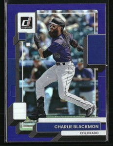 Charlie Blackmon 2022 Donruss #98 Baseball Card