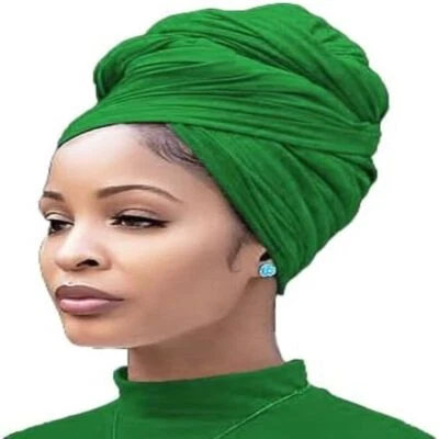 Обертки на голову для черных женщин шарф африканский эластичный ободок для дредов - Изображение 1 из 3