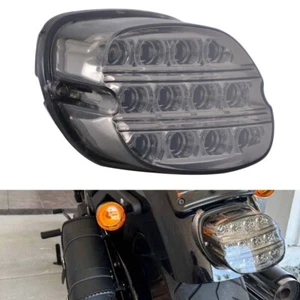 LED Tail Light Smoke Len Turn Signal Brake for Harley Touring Softail Sportster - Picture 1 of 19