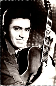 Cartolina vintage anni 60 Rex Gildo cantante tedesco musicista film televisivo RPPC - Foto 1 di 2