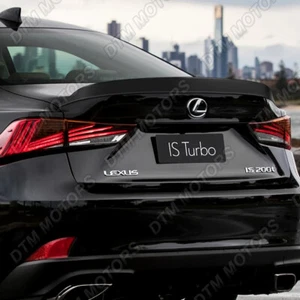 Alerón trasero negro para 14-20 Lexus IS250 IS350 F-Sport Primer ala con potencia - Imagen 1 de 5