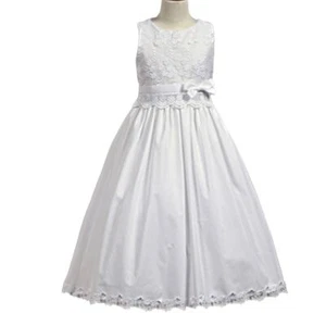 NWOT Swea' Pea & Lilli White Special Occasion Sleeveless Dress 12 - Picture 1 of 9