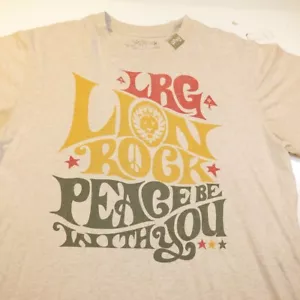 LRG LIFTED RESEARCH GROUP LION ROCK PEACE BE WITH YOU T SHIRT Mens M Streetwear - Foto 1 di 4