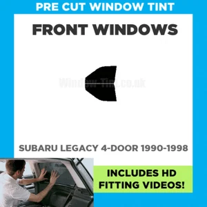 Pre Cut Window Tint For Subaru Legacy 4-Door 1990-1998 - Front Windows - Picture 1 of 5