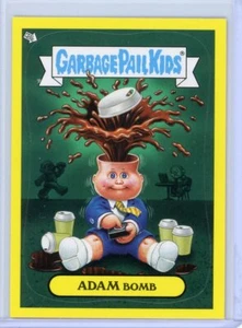 2011 Garbage Pail Kids Flashback Series 2 ADAM BOMB Yellow ADAM MANIA #6 - Picture 1 of 1