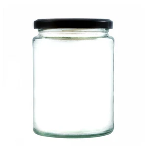 300ml Glass Jam Jars Deluxe Food Panelled Honey Preserves Pickles Marmalade - Picture 1 of 7