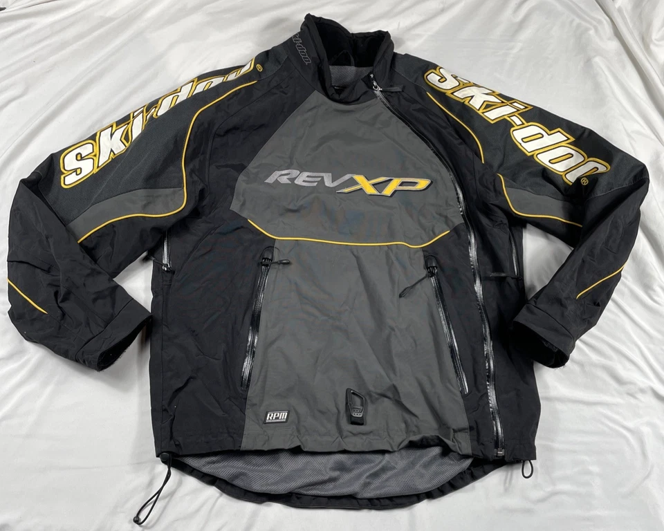 Skidoo BRP Jacket Adult Size Large Snowmobile Zip Pockets Team Winter Mens - Image 1 of 4