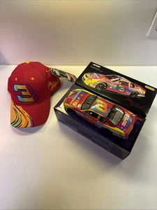2000 Dale Earnhardt Peter Max Car and Hat Combo Set 1:24 NASCAR Action - Picture 1 of 10