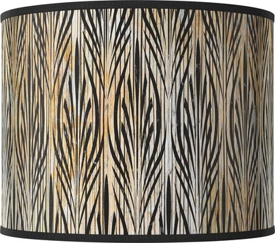 Amara White Giclee Round Drum Lamp Shade 14x14x11 (Spider) - Image 1 of 4