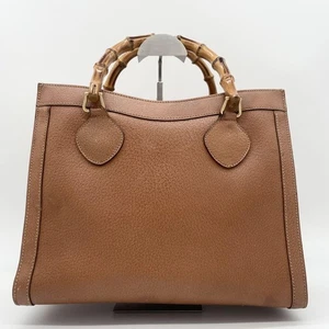 GUCCI Bamboo handbag Vintage Authentic From Japan - Picture 1 of 24