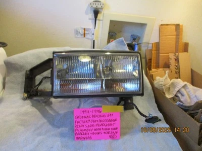 1994-1996 CADILLAC DEVILLE GM CONJUNTO DE FAROL DE PASSAGEIRO DE FÁBRICA FRETE GRÁTIS - Imagem 1 de 4