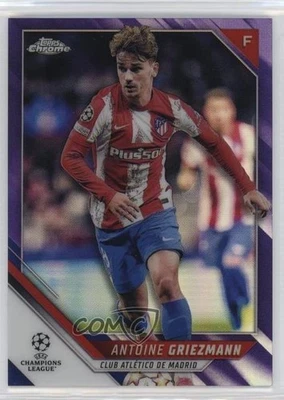 2021-22 Topps Chrome UCL Purple Refractor /250 Antoine Griezmann #171 - Image 1 of 2