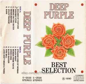 Deep Purple /Best Selection /Soldier of Fortune / THAILAND CASSETTE - Picture 1 of 6