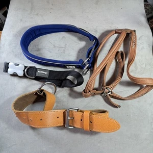 Dog Collar Bundle, used, large to XL sized  - Picture 1 of 13