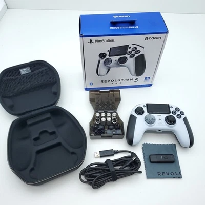 Nacon NC4533 Revolution 5 Pro Wireless Gaming Controller White  For PS5 PS4 PC - Image 1 of 4