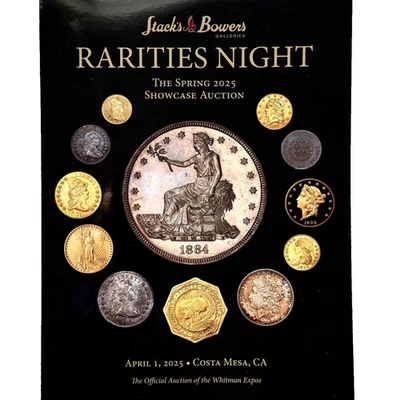 STACK'S BOWERS Auction Catalog Rarities Night  Spring April 2025 Showcase Fritz - Image 1 of 4