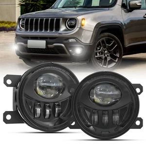 2PCS LED Fog Lights Lamps For Jeep Renegade 2015 2016 2017 2018 Plug and Play - Picture 1 of 6
