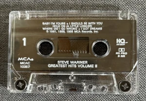 Steve Warner - Greatest Hits Vol II Cassette Tape 1991 Tape Only - Picture 1 of 5