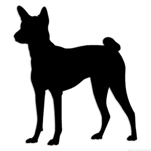 Telomian Basenji Dog - Calcomanía adhesiva - Varios colores y tamaños - ebn6570 - Imagen 1 de 20