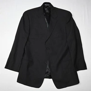 Jhane Barnes 42R Black Red Check Italy Made Mens Blazer Suit Jacket Sport Coat - Picture 1 of 12