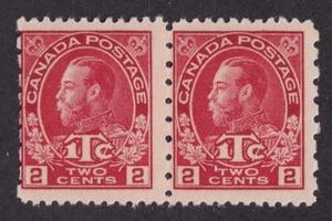 MATT'S STAMPS SCOTT CANADA #MR5, 2+1 CENT GEORGE V WAR TAX PAIR 1916, MH CV$130 - Picture 1 of 3