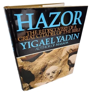 Hazor The Rediscovery of a Great Citadel of Bible Hardback Book First Ed Yadin - Picture 1 of 21