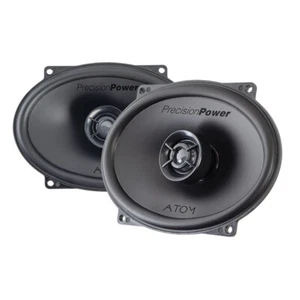 PRECISION POWER AS.57 ATOM 5x7" CAR COAXIAL 2-WAY TETORON TWEETERS SPEAKERS - Picture 1 of 4