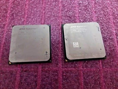 Matched Pair AMD Opteron 270 dual core 2ghz 2MB/L2 LCBBE E6 Socket 940 #141 - Image 1 of 3
