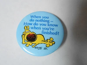 BOTÓN PINBACK PROMO VINTAGE #115-130 MADRE GANSO Y GRIMM - GRIMMY #13 - Imagen 1 de 1