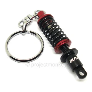 Blitz 18646 ZZ-R Coilover Damper Shock Key Chain Keychain Key Holder Genuine JDM - Bild 1 von 1