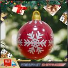 60cm Christmas Inflatable Balloon Decor Xmas Tree Decorations (Red Snowflake)
