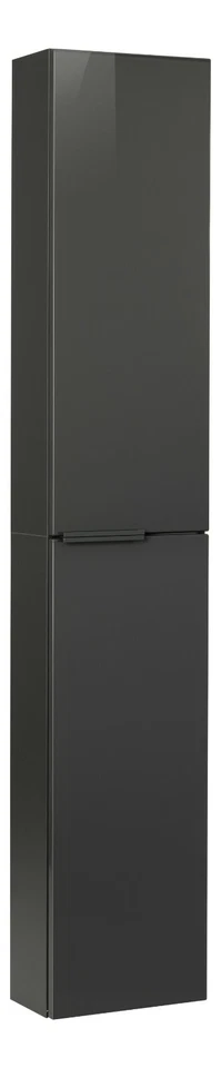 Fackelmann Luna Badezimmerschrank Badschrank Badregal Schweberegal 162cm Schwarz