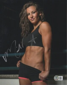 SEXY Miesha Tate BIKINI Autografiado Firmado UFC 8x10 Foto Beckett BAS - Imagen 1 de 2