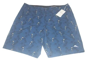 Pantalones Cortos Tommy Bahama TR922068 Cayman Tucan-Tini Azul Profundo Océano Talla 40 Nuevos con Etiquetas - Imagen 1 de 4
